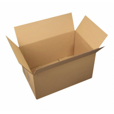 photo-Liens métalliques à boucles plastifiées pour fermeture de sacs Caisse carton simple cannelure