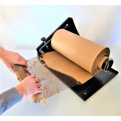 devidoir-papier-nid-abeilles Dévidoir pour papier nid d'abeilles